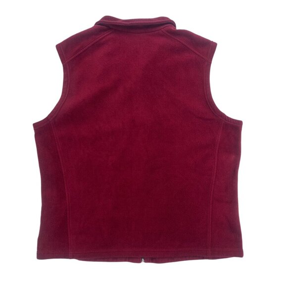 Columbia Fleece Men's Red Vest Size XL - Picture 3 of 7